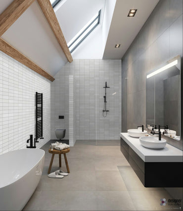 La Riviera Blanc Gloss Subway 65x200mm