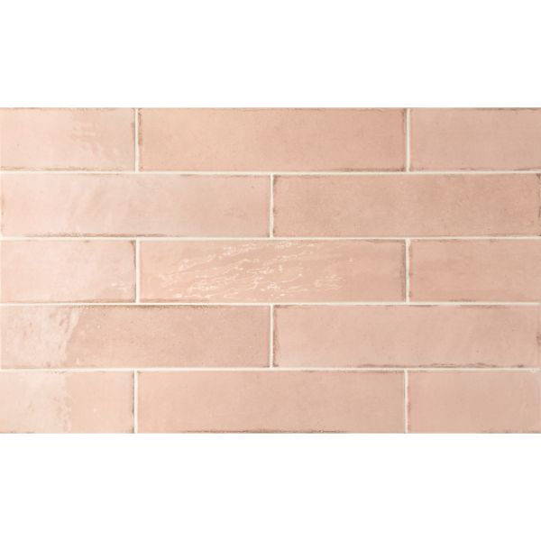 Tribeca Tea Rose Gloss Subway 60x246mm