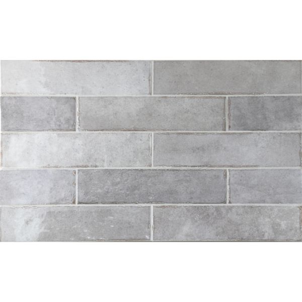 Tribeca Grey Whisper Gloss Subway 60x246mm