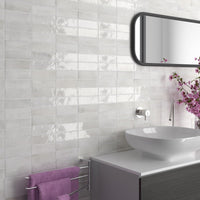 Coco White Gloss Subway 50x150mm
