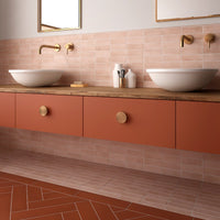 Coco Orchard Pink Matt Subway 50x150mm
