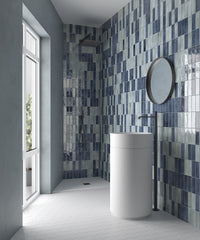 Coco Blue Grass Gloss Subway 50x150mm