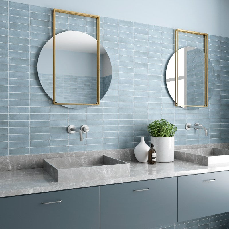 Coco Blue Grass Matt Subway 50x150mm