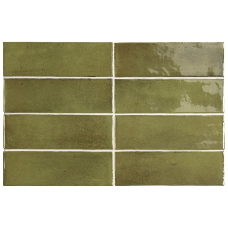 Coco Verde Gloss Subway 50x150mm