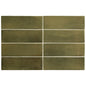 Coco Verde Matt Subway 50x150mm