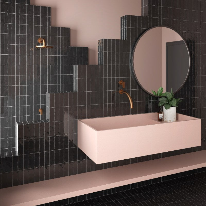 Coco Black Hat Gloss Subway 50x150mm