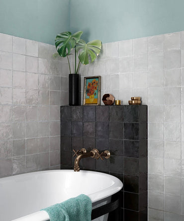 La Riviera Gris Nuage Gloss 132x132mm