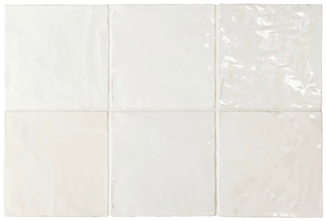 La Riviera Blanc Gloss 132x132mm