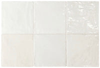 La Riviera Blanc Gloss 132x132mm