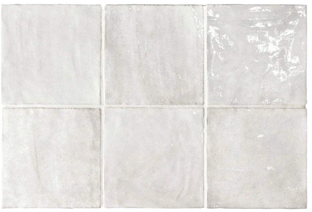 La Riviera Gris Nuage Gloss 132x132mm