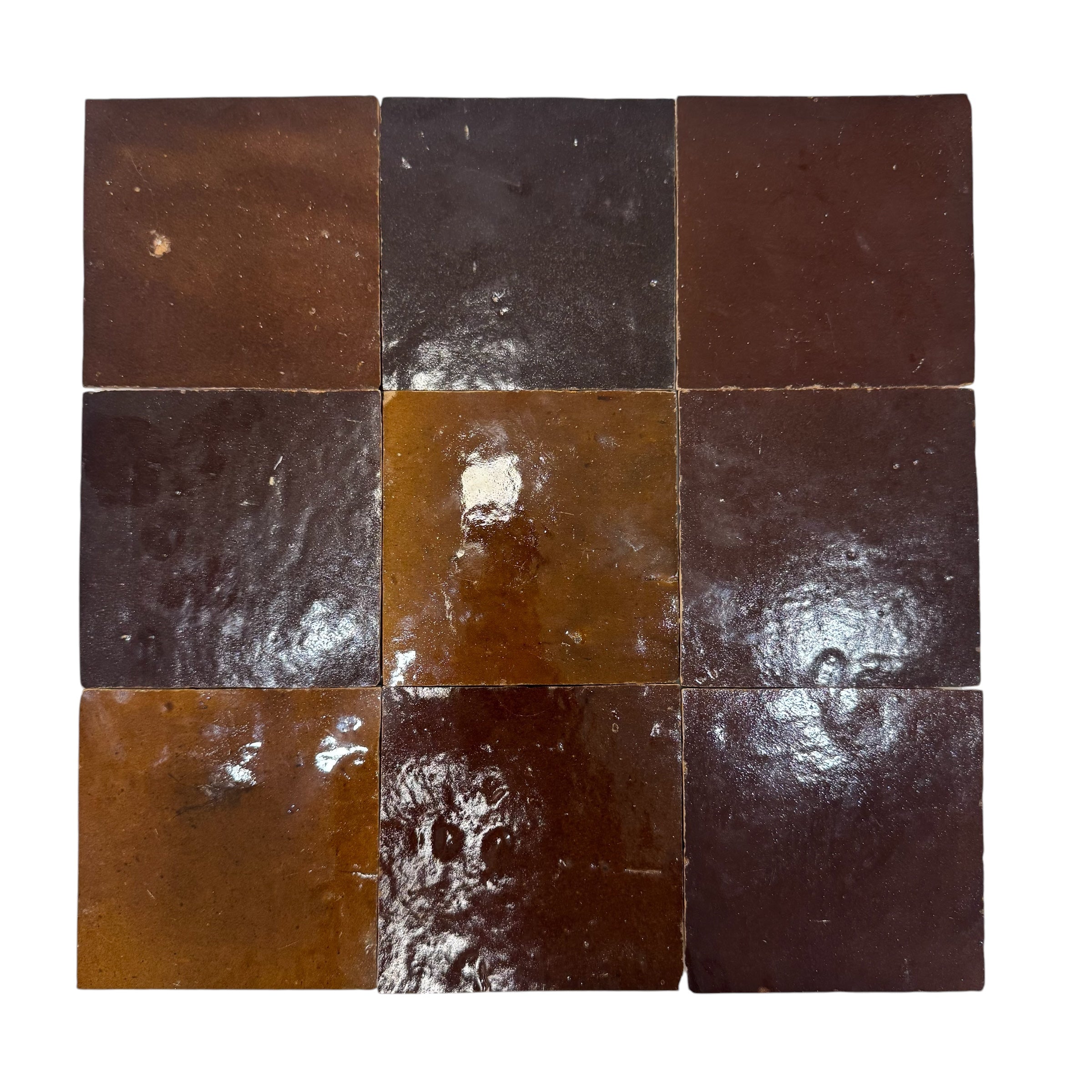 Zellige Marron 100x100mm