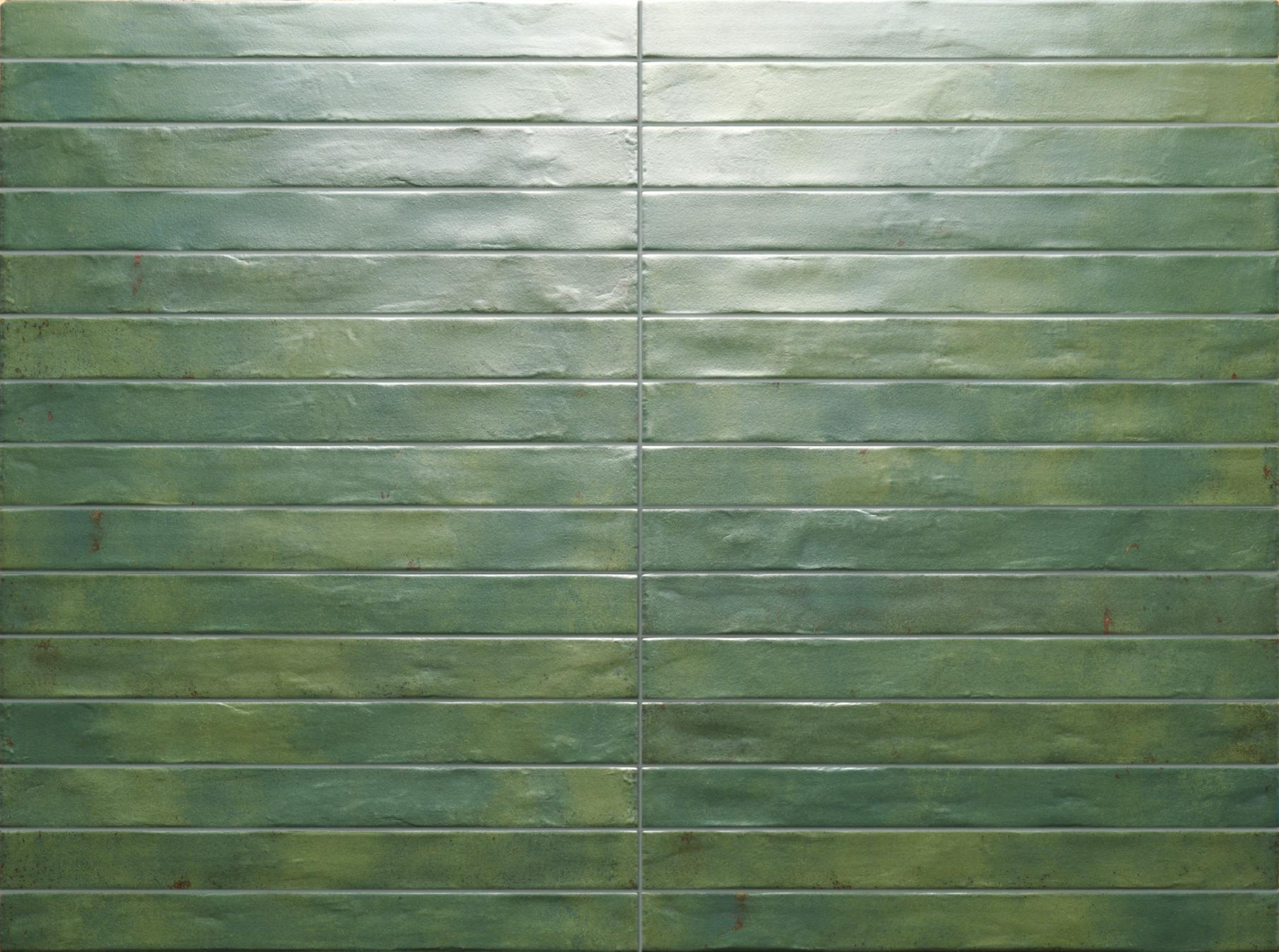 Graffiti Subway Green Satin 48x450mm