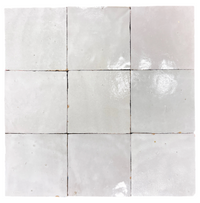 Zellige Snow 100x100mm