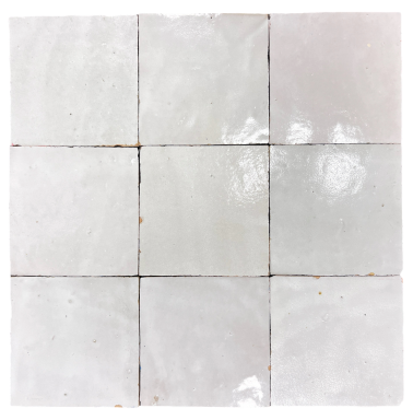 Zellige Snow 100x100mm