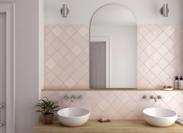 La Riviera Rose Gloss 132x132mm