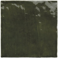 La Riviera Botanical Green Gloss 132x132mm