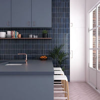 La Riviera Blue Reef Gloss Subway 65x200mm