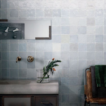 La Riviera Lavanda Blue Gloss Subway 65x200mm