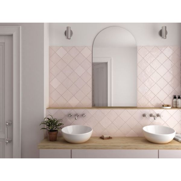 La Riviera Rose Gloss Subway 65x200mm
