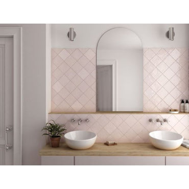 La Riviera Rose Gloss Subway 65x200mm